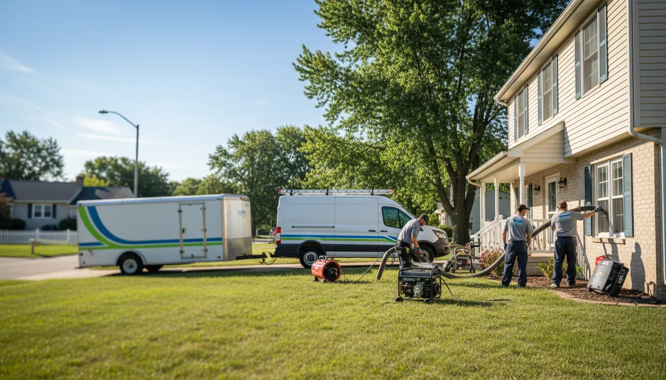 Flooded Basement Restoration And Cleanup With Repair in Turtle Lake, WI near me